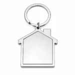 Llavero Metálico con Diseño de Casa - Image 2
